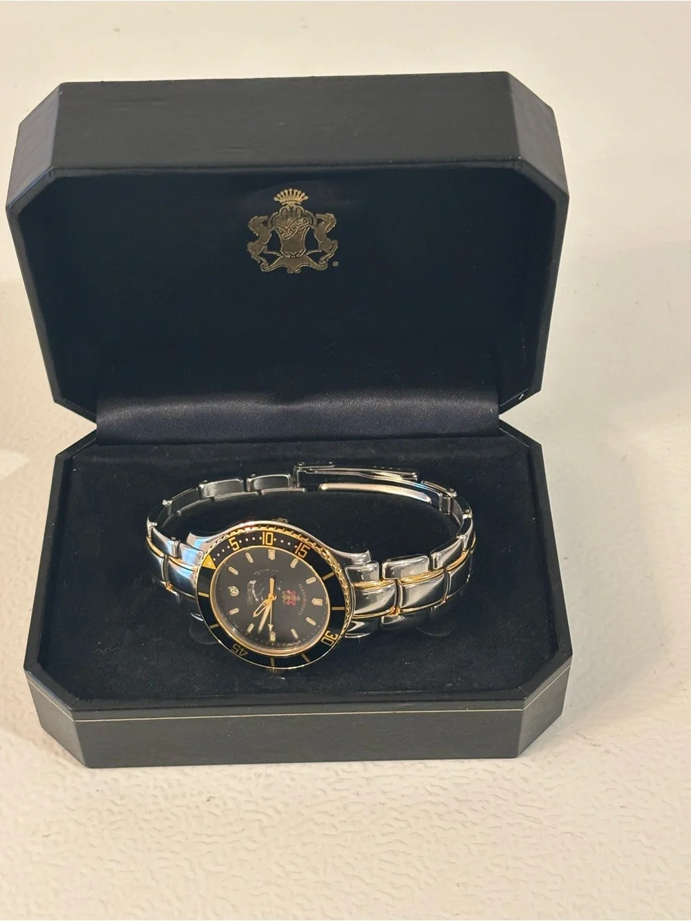 Giorgio Two-Tone Blue & Gold Smartwatch-Style Watch